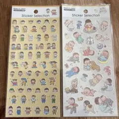 【赤ちゃんプチこども】デザインシール２枚セット