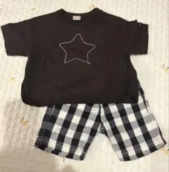 petit main 星Tシャツ＆パンツセット