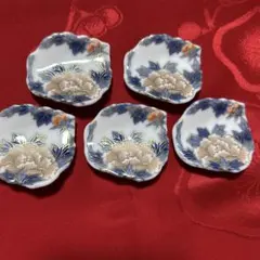 深川製磁 花柄 磁器製 箸置き 5個組のサムネイル