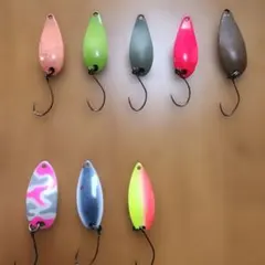 송어 스푼 루어 세트 대량 판매