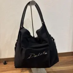 【美品】Dakota ダコタ バッグフローラ トートバッグ キャンパス×レザー