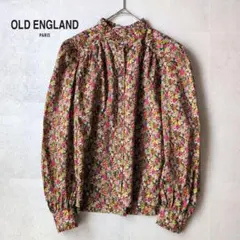 美品✨OLD ENGLAND 花柄ブラウス リバティ風 長袖　Sのサムネイル