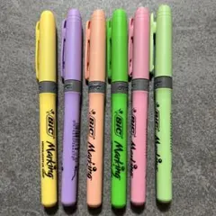 BIC マーカー 6本セット