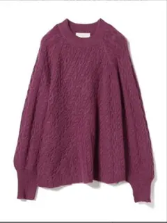B:MING by BEAMS　フィリップケーブルニットプルオーバーのサムネイル
