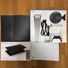 PlayStation 5 CFI-1000A01 + 純正品カバー ブラック