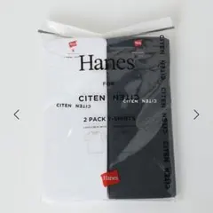 ＜CITEN＞Hanes×CITEN 2パックロゴT　Sサイズのサムネイル