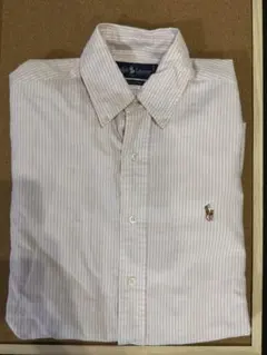 Ralph Lauren ピンクストライプ ワイシャツ