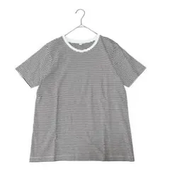 トップバリュ イオン 半袖 ボーダーカットソー Tシャツ L 綿100のサムネイル