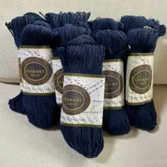 ブルー毛糸ウール