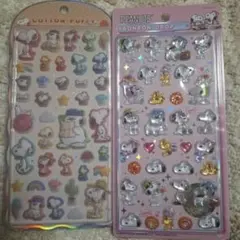 BONBON DROP & COTTON PUFFY スヌーピー２枚セット