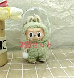 labubu用クリアケース防塵ケース雨カバー保護収納ケース18*9.7*5cm