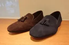 POLPETTA(ポルペッタ)ビームス別注スエードタッセルローファー 2足セット