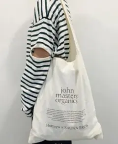 john masters organics トートバッグ ベージュ