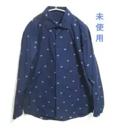 未使用　40ct＆525 フォーティーカラッツ 　ダイヤ刺繍　デザインシャツ