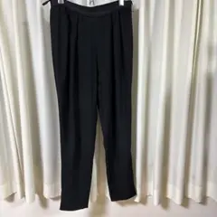 yori セレモニーピンタックパンツ 34 ネイビー - メルカリ