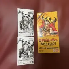 ワンピースカード 世界最強の戦士 1BOX プロモ2パック付 Joshin当選品