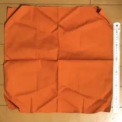 無地 風呂敷 オレンジ