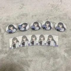 学園アイドルマスター 月村手毬 シール付き缶バッジ セット