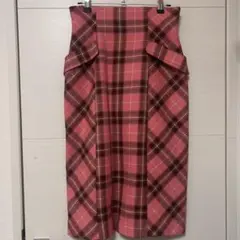 31 Sons de mode チェック柄タイトスカート