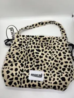 macniMOVE STRING POUCH BAG :LEOPARD