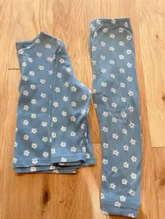 PETIT BATEAU フラワープリント　セットアップ　オーガニックズーのサムネイル