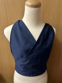 茶道　稽古着エプロン　ネイビー 茶道 稽古着エプロン ネイビー 茶道お稽古着 茶道エプロン お