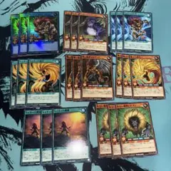 ラッシュデュエル　スーパーウォーライオン　デッキパーツ　計3枚