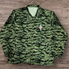 Girl skateboard コーチジャケット　タイガーカモ チョコレート