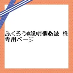 ふくろう@説明欄必読様専用(追加分)