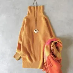 ラクーン100%ニットセーター