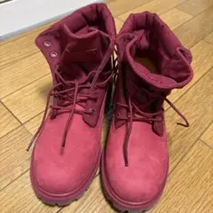 希少】Timberland ピンクブーツ 27cm - メルカリ