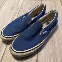VANS スリッポン　ブルー