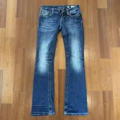 MissMe ☆ヴィンテージ ビジューブーツカットデニム size25 - メルカリ