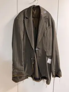 MIHARAYASUHIRO ロングテーラードジャケット ダメージ加工 2025年最新】MAISON MIHARA YASUHIRO メンズ テーラード