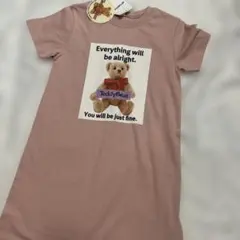 【新品】西松屋 くま Tシャツ ワンピース 110のサムネイル
