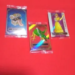 新品　未開封　ドラゴンクエスト　ロト三部作　ウエハース　カード　３枚　ローラ姫