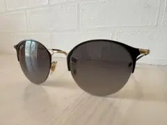 Ray-Ban ラウンドサングラス ブラック