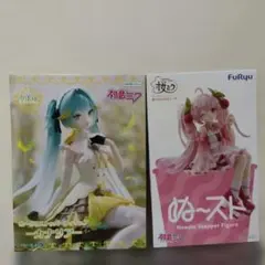 初音ミクぬーどるストッパーフィギュア〜カナリア&桜ミクぬースト