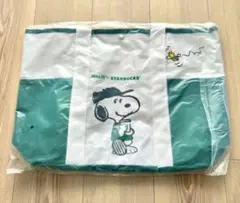 SNOOPY スヌーピー トートバッグ スタバ 大容量 ピーナッツ A4