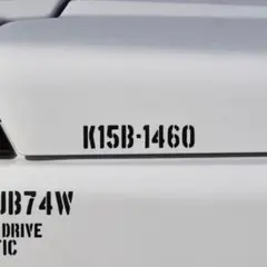 JB74シエラ用エンジン排気量ステッカー