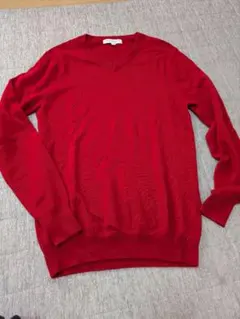 URBAN RESEARCH レッド Vネックセーター L カシミヤのサムネイル