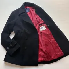 J.PRESS Pコート ネイビー M ウールピーコート ジェイプレス