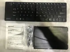 BUFFALO BSKBB15BK 充電式ワイヤレス折りたたみキーボード