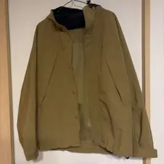 マウンテンパーカー フード付き ベージュ系