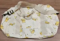 ポケモン　ピカチュウ　トートバッグ　折り畳み旅行バッグ　 肩掛けショルダーバッグ