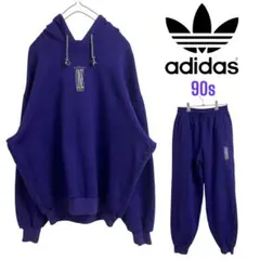 超希少　90s adidas セットアップ　スウェット　パーカー　パンツ