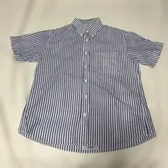 District UNITED ARROWS ストライプ 半袖シャツ サイズ2のサムネイル