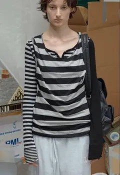 新品未使用 WC JAPAN ラッシュガード ボーダー ロング 完売品 若槻千夏
