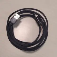 ✨USB-A to USB-C ケーブル2m ブラック 急速充電 高速データ転送