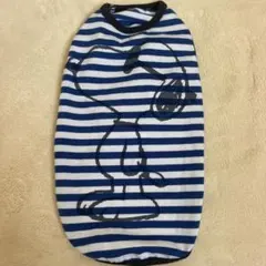 【美品】スヌーピー 犬服 ボーダー タンクトップ PEANUTS M〜Lサイズ
